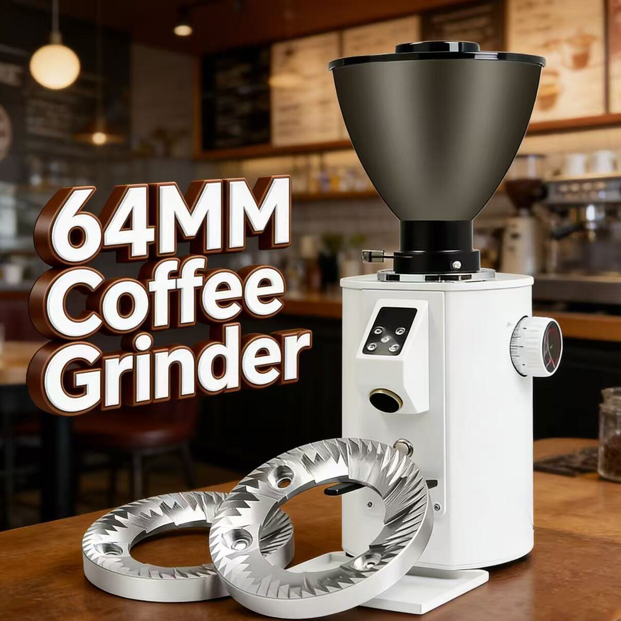 Macinacaffè Elettrico Commerci - Coffee Grinder Burr Flat recensione e prezzo