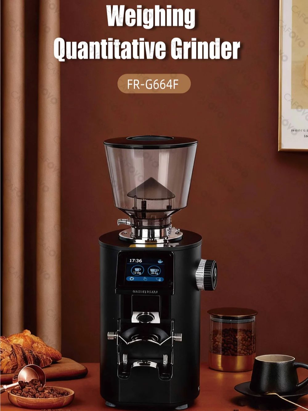 CAFOVO G664F Macinacaffè quant - Coffee Grinder Burr Flat recensione e prezzo